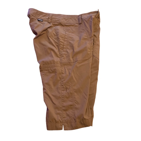 Patagonia Brown Roll Up Bermuda Solimar Shorts Sz 4 - Picture 4 of 9